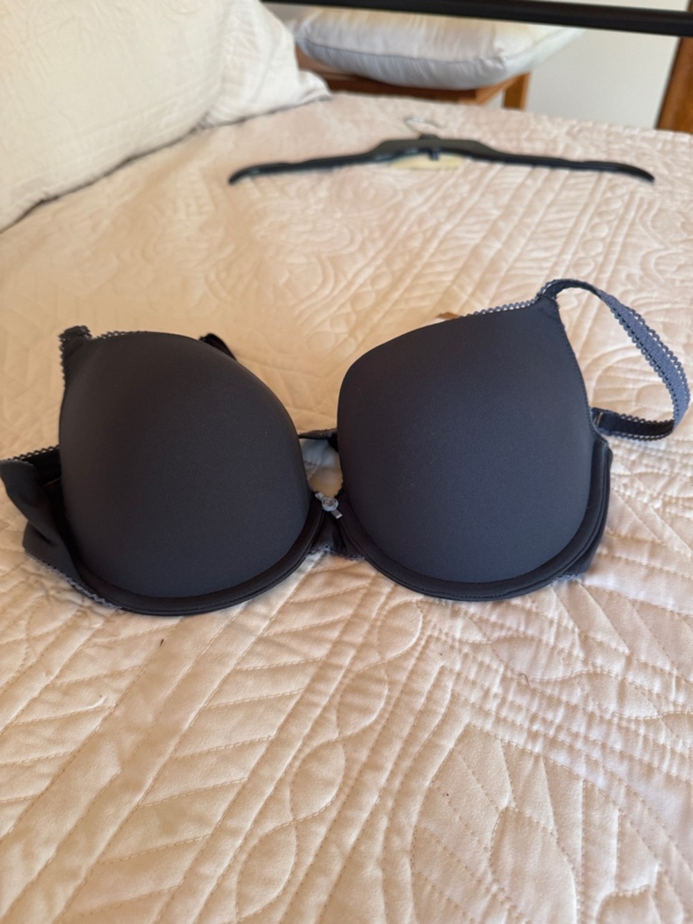 SKIMS Smooth Padded Bra - Charcoal Black